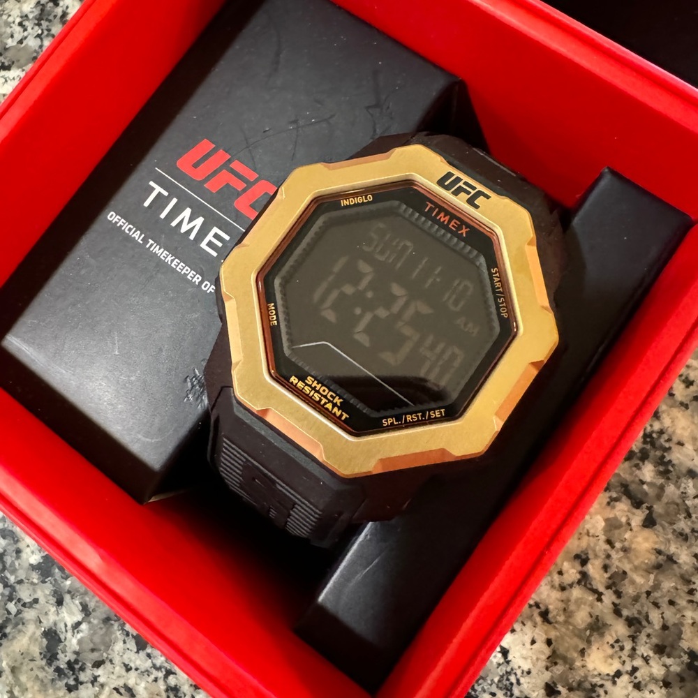 Mens UFC x Timex Knockout 49mm digital watch